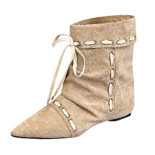 Chelsea Boots Damen Westernstiefel Elegant Winterschuhe Mit Absatz Halbhoch Herbst Stiefel Elegant Winterstiefel Halbhoch Cowboy Stiefeletten Winterstiefel Leder von Generic
