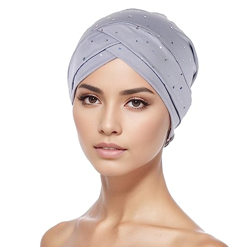 Chemo Turban Damen Beani Mütze Muslim Kappe vorderseitig ineinander gehend Weich Slouchy Frauen Headwear Kopftuch Hut Kopfbedeckung Turban Warm Wrap Schlafmütz für Haarverlust Cancer J Chemo Turban Damen Beani Mütze Muslim Kappe vorderseitig ineinander gehend Weich Slouchy Frauen Headwear Kopftuch Hut Kopfbedeckung Turban Warm Wrap Schlafmütz für Haarverlust Cancer J von Generic