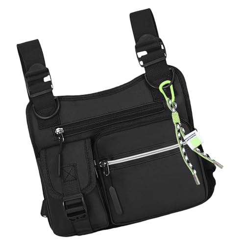 Chest Pack - Brusttasche für Männer | Laufende Weste -Installationen | Taillenhalfter | Wasserflasche Beutel | Extra Speicher leichte Weste 3D geschnittene Holster mit Multi-Pockets für Wanderschule Chest Pack - Brusttasche für Männer | Laufende Weste -Installationen | Taillenhalfter | Wasserflasche Beutel | Extra Speicher leichte Weste 3D geschnittene Holster mit Multi-Pockets für Wanderschule von Generic