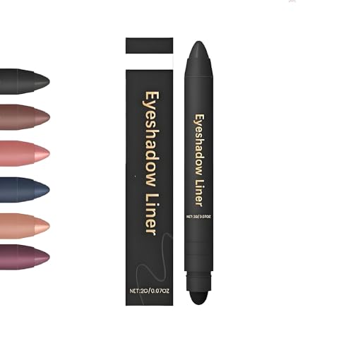 Chiura Shadow Liner 2in1 Eyeliner Lidschatten, aufwendiger Lidschatten, verschleißfest und wasserfest, glatt und einfach zu färben(Black) von Generic