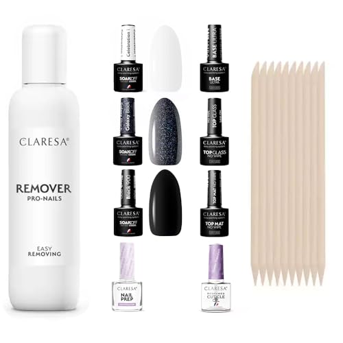 Claresa Nagelset: Ultra Base, Top Coats, Dehydrator, Remover, LED-Lampen & Pflegeöl - Komplettes Maniküreset von Generic