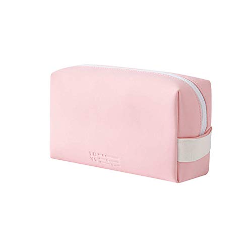 Generic Clean T Handkosmetiktasche Tasche Kosmetik Farbe Aktentasche Reine Stil Tasche Kosmetik Kosmetiktasche Beauty Blogger (Pink, One Size) von Generic