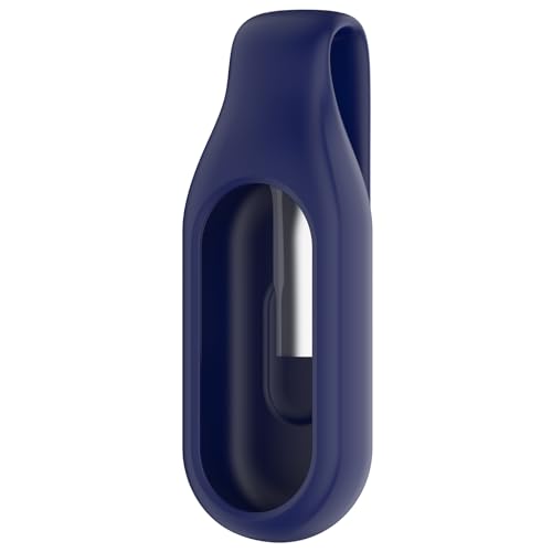 Clip Halter Kompatibel mit Xiaomi Smart Band 9/Smart Band 8 Cliphalter Silikon Ersatz Clip Verschluss Gehäuseabdeckung Zubehör Schutz Hülle Cover Case für Männer Frauen (Blau) von Generic