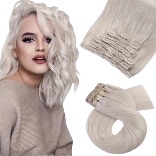 Clip-In-Extensions, Brasilianisches Haar, Natürliche Glatte Extensions, Vollkopf-Clin-In-Extensions von Generic