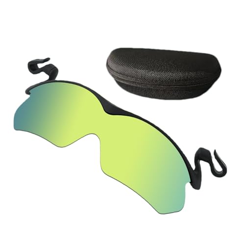 Clip-On-Sonnenbrillen Damen,Clip-On-Sonnenbrillen polarisiert, UV-blockierende polarisierte Sonnenbrille, aufsteckbare Sport-Sonnenbrille für Hut, Stilvolle randlose Brille, coole Outdoor-Angelsonnenb von Generic
