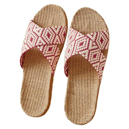 Cloud Slippers Slides Eva Zehentrenner Damen Mit Absatz Und Fussbett Elegant Coole Sandaletten Keilabsatz Leder Hausschuhe Bequem Weichen Sohlen Anti-Rutsch-Sandalen von Generic