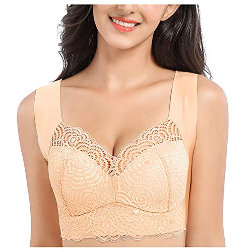 Comfit-BH, Comfit-Original Bequemer und stützender Push-up-BH, Haltungs-BHS für Damen, Bügel-BH mit Floraler Spitze in Übergröße Schlaf BH Klassische Top Klassische Einfarbig Bra Comfit-BH, Comfit-Original Bequemer und stützender Push-up-BH, Haltungs-BHS für Damen, Bügel-BH mit Floraler Spitze in Übergröße Schlaf BH Klassische Top Klassische Einfarbig Bra von Generic