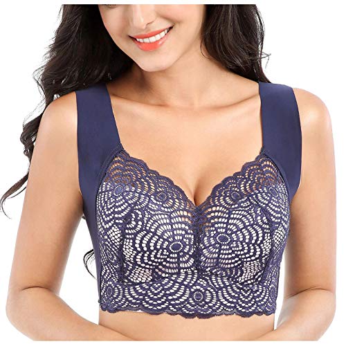 Comfit-BH, Comfit-Original Bequemer und stützender Push-up-BH, Haltungs-BHS für Damen, Bügel-BH mit Floraler Spitze in Übergröße Schlaf BH Klassische Top Klassische Einfarbig Bra von Generic