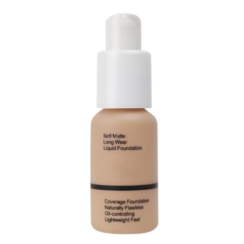 Concealer Augenringe in Beauty Langanhaltende Oil Control Concealer Foundation, natürliches Foundation-Make-up für Frauen, 30 ml Concealer Gelb Augenringe (D, One Size) von Generic