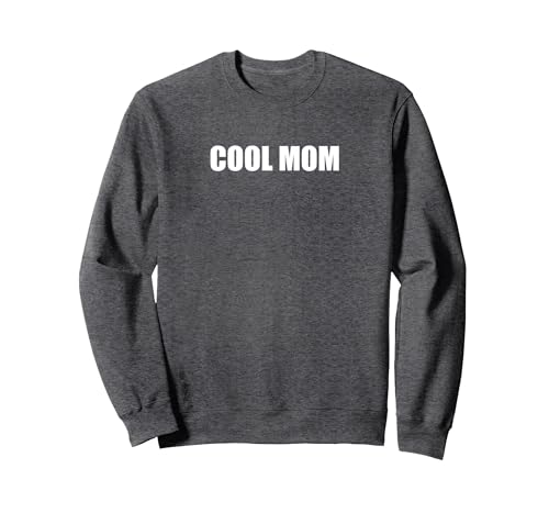 Coole Mama Sweatshirt, Unisex für Erwachsene, Anthrazit Meliert, S von Generic