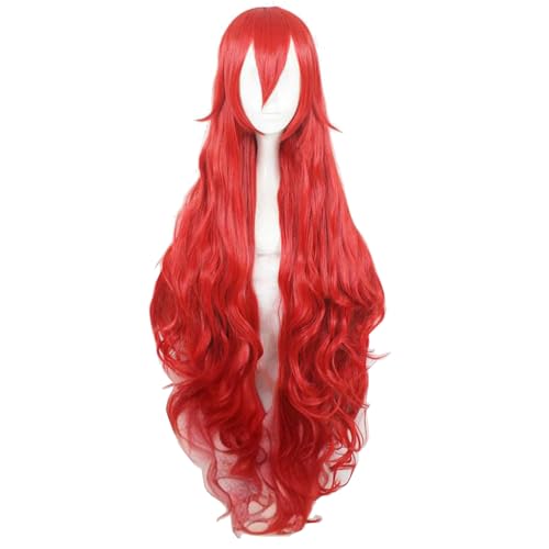 Cosplay Perücke Für Land of The Lustrous Padparadscha Wave Red Party Game Hair Anime Halloween Perücken von Generic