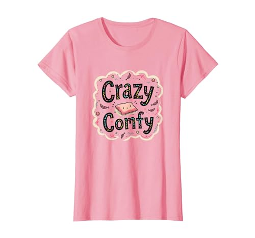 Crazy Comfy Freak in The Laken Gemütlicher Humor vor dem Schlafengehen T-Shirt, Damen, Rosa, XS Crazy Comfy Freak in The Laken Gemütlicher Humor vor dem Schlafengehen T-Shirt, Damen, Rosa, XS von Generic