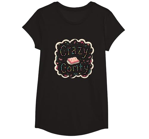 Crazy Comfy Freak in The Laken Gemütlicher Humor vor dem Schlafengehen T-Shirt, Girls, Schwarz, Mittel Crazy Comfy Freak in The Laken Gemütlicher Humor vor dem Schlafengehen T-Shirt, Girls, Schwarz, Mittel von Generic