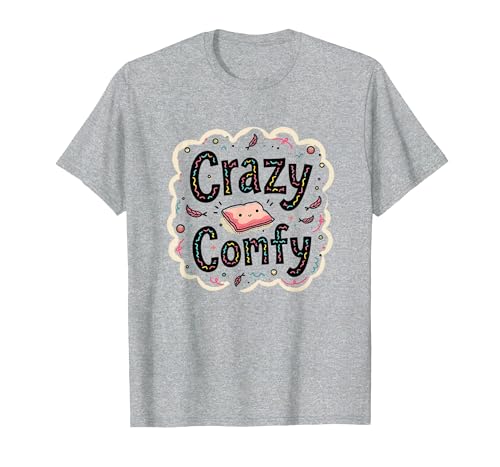 Crazy Comfy Freak in The Laken Gemütlicher Humor vor dem Schlafengehen T-Shirt, Herren, Grau Meliert, L Crazy Comfy Freak in The Laken Gemütlicher Humor vor dem Schlafengehen T-Shirt, Herren, Grau Meliert, L von Generic