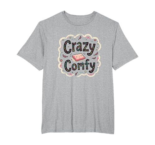 Crazy Comfy Freak in The Laken Gemütlicher Humor vor dem Schlafengehen T-Shirt, Herren Große Größen, Grau Meliert, 4X Tall Crazy Comfy Freak in The Laken Gemütlicher Humor vor dem Schlafengehen T-Shirt, Herren Große Größen, Grau Meliert, 4X Tall von Generic
