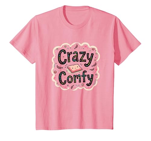 Crazy Comfy Freak in The Laken Gemütlicher Humor vor dem Schlafengehen T-Shirt, Kinder, Rosa, 116 Crazy Comfy Freak in The Laken Gemütlicher Humor vor dem Schlafengehen T-Shirt, Kinder, Rosa, 116 von Generic