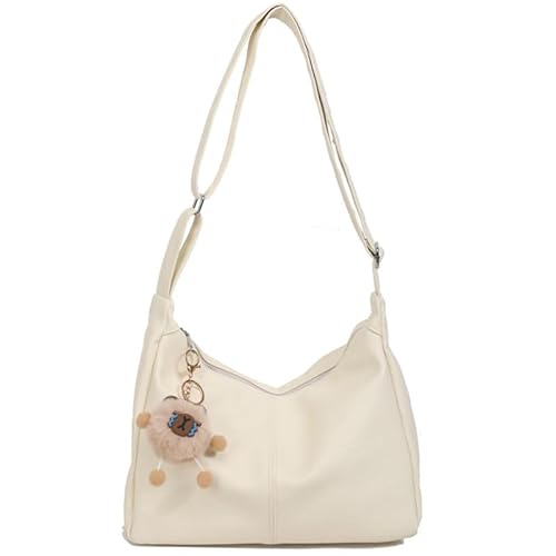 Crescent Crossbody Geldbörse Top-Griff Retro-Satchel for Frauen Mädchen (weiß) von Generic