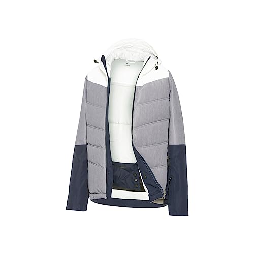 Crivit Damen Skijacke, Wind- und wasserdicht Weiß-Grau-Navy S von Generic