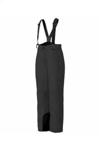 Crivit Jungen Skihose Schneehose Wind-und wasserdicht reflektierende Details (134-140, Schwarz) von Generic