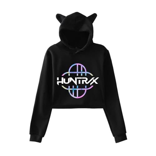 Crop Hoodie Mit Katzenohren Kpop D Demon H Hunters Merch Kapuzenpullover F R M Dchen Modisch Lang Rmelig Pullover Modisch Kawaii Hoodie 05-Schwarz S Crop Hoodie Mit Katzenohren Kpop D Demon H Hunters Merch Kapuzenpullover F R M Dchen Modisch Lang Rmelig Pullover Modisch Kawaii Hoodie 05-Schwarz S von Generic