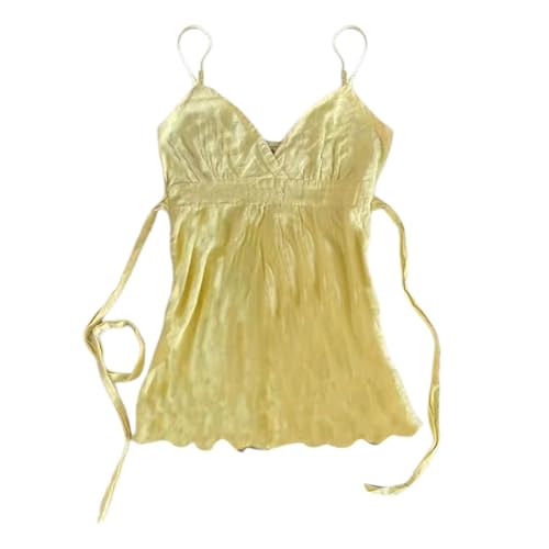 Crop Top Hellblau Spitzentop Hemden V Ärmellose Bandeau Rosa Gelbes Frühlings Gestreiftes Afrikanische Überkreuzten Frühling Quadrat Figurumspielend Festival Büro Cremefarbenes Flotte Sportlich von Generic