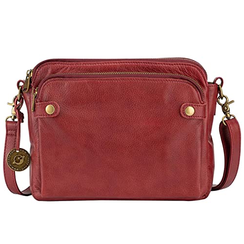 Crossbody-Tasche für Damen, Dreilagige Leder Crosstaschen, Umhängetasche Kleine gekreuzte lange Umhängetasche Geldbörsen und Handtaschen für von Generic