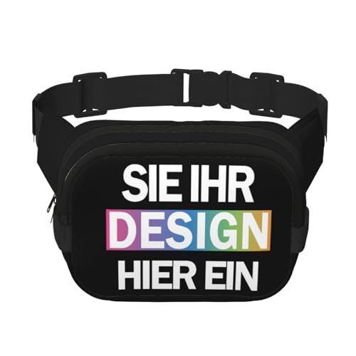 Crossbody bag selbst gestalten umhängetasche herren Sling Bag bedrucken brusttasche drucken Sie irgendeine Ihrer Design Foto Text mini Rucksack personalisierte geschenk Vielseitiger Schultertasche von Generic