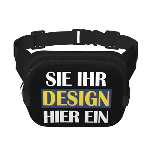 Crossbody bag selbst gestalten umhängetasche herren Sling Bag bedrucken brusttasche drucken Sie irgendeine Ihrer Design Foto Text mini Rucksack personalisierte geschenk Vielseitiger Schultertasche von Generic