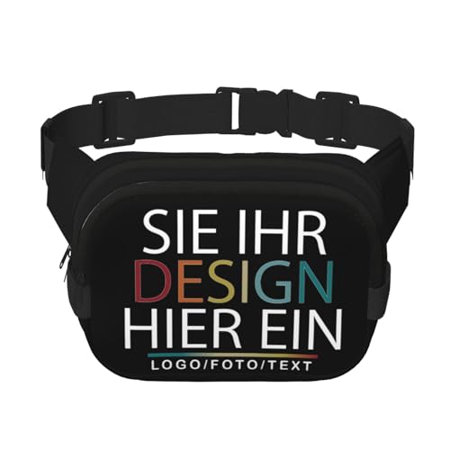 Crossbody bag selbst gestalten umhängetasche herren Sling Bag bedrucken brusttasche drucken Sie irgendeine Ihrer Design Foto Text mini Rucksack personalisierte geschenk Vielseitiger Schultertasche von Generic