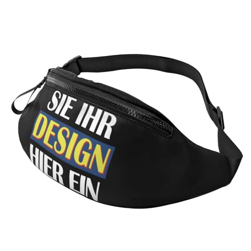 Crossbody bag selbst gestalten umhängetasche herren Sling Bag bedrucken brusttasche drucken Sie irgendeine Ihrer Design Foto Text mini Schultertasche personalisierte geschenk Vielseitiger Rucksack von Generic