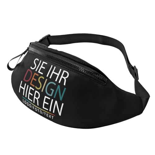 Crossbody bag selbst gestalten umhängetasche herren Sling Bag bedrucken brusttasche drucken Sie irgendeine Ihrer Design Foto Text mini Schultertasche personalisierte geschenk Vielseitiger Rucksack von Generic