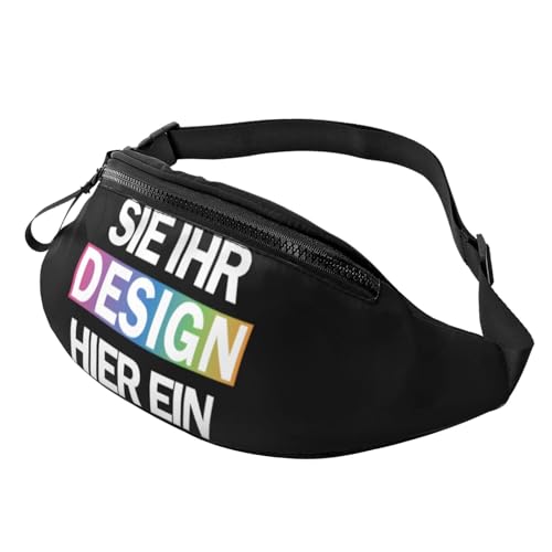 Crossbody bag selbst gestalten umhängetasche herren Sling Bag bedrucken brusttasche drucken Sie irgendeine Ihrer Design Foto Text mini Schultertasche personalisierte geschenk Vielseitiger Rucksack von Generic