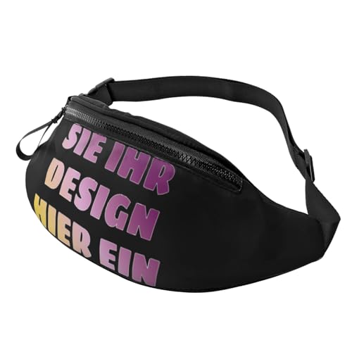 Crossbody bag selbst gestalten umhängetasche herren Sling Bag bedrucken brusttasche drucken Sie irgendeine Ihrer Design Foto Text mini Schultertasche personalisierte geschenk Vielseitiger Rucksack von Generic