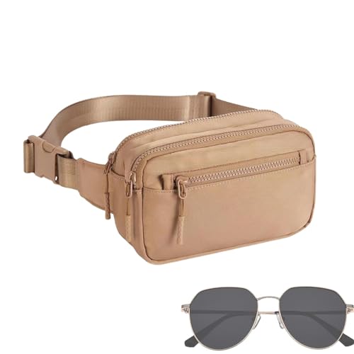 Crosss Body Bag - Fanny Pack Geldbörse, Herren Sling Bag | Bequeme kleine Umhängetasche mit verstellbarem Riemen, geräumige bunte Schultertasche für Schlinge für Reisen und Fitnessstudio (22,5x5x15 cm Crosss Body Bag - Fanny Pack Geldbörse, Herren Sling Bag | Bequeme kleine Umhängetasche mit verstellbarem Riemen, geräumige bunte Schultertasche für Schlinge für Reisen und Fitnessstudio (22,5x5x15 cm von Generic