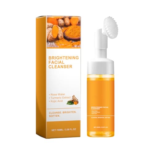 Curcuma Clear Gesichtsreinigung, Beruhigender Reinigungsschaum, Make-up Entferner, 110ml (Gelb) von Generic