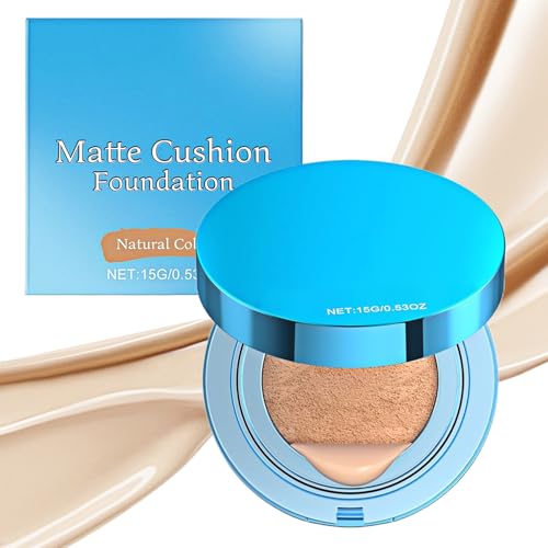 Cushion Makeup | Hochdeckendes, mattes Concealer-Kissen | langanhaltende Make-up-Korrekturcreme für Party, Outdoor, Schule, Geschäftsreisen, Camping von Generic