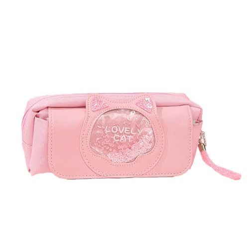 Cute Pencil Box, Bleistifthülle für Mädchen, große Kapazität Bleistiftbeutel(B) von Generic