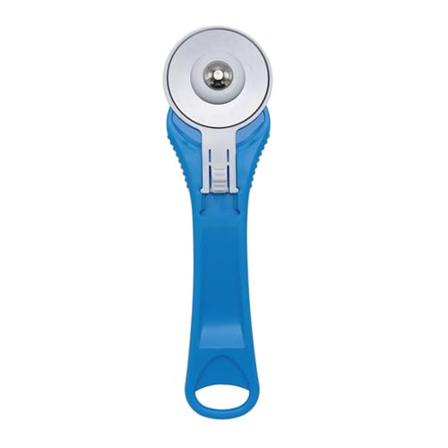 Cutter Rotatif de coutures 45mm - Outil de Coupe Tissu Avec Lame Aiguisée en Acier | Rouleau de Découpe Pour Patchwork, Quilting, Papier, Cuir, Simili Cuir, Lame Remplaçable Ergonomique Débutants von Generic