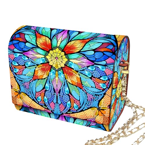 DIY Art Crystal Strash -Geldbeutel Kit for kreative Kunsthandwerk Bling Umhängetasche for den täglichen Gebrauch und Reisen von Generic