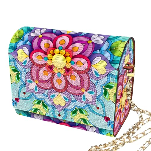 DIY Art Crystal Strash -Geldbeutel Kit for kreative Kunsthandwerk Bling Umhängetasche for den täglichen Gebrauch und Reisen von Generic