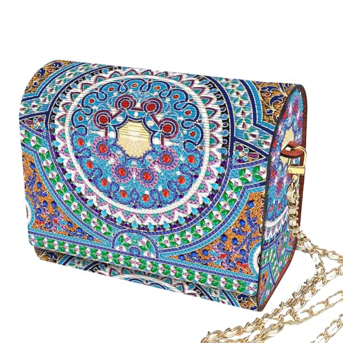 DIY Art Crystal Strash -Geldbeutel Kit for kreative Kunsthandwerk Bling Umhängetasche for den täglichen Gebrauch und Reisen von Generic