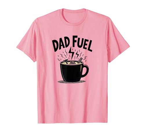Dad Fuel: Kaffeebecher mit Werkzeug für handliche Väter T-Shirt, Herren, Rosa, L Dad Fuel: Kaffeebecher mit Werkzeug für handliche Väter T-Shirt, Herren, Rosa, L von Generic