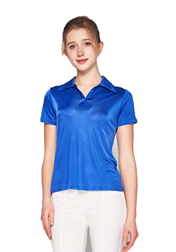 Damen 100% Seide Unterhemd Dehnbar Oberteil Top Blau XXL von Generic
