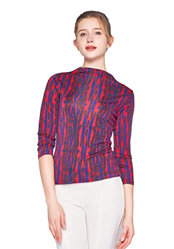 Damen 100% Seide Unterhemd Dehnbar Oberteil Tops Rot XXL von Generic