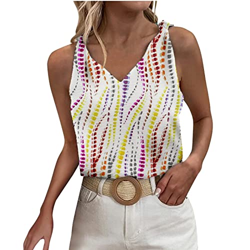 Damen Ärmellose Pailletten Weste Club Abend Damen Party Top Strapsweste Blume Top für Frauen (03A-Gelb, S) von Generic