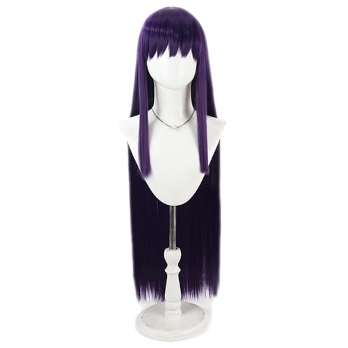 Damen Anime Cosplay Perücke Für Esil Radiru Lang Lila Hitzebeständig Halloween Kostüm Weihnachten Synthetisches Haar von Generic