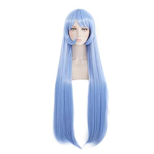 Damen Anime Cosplay Perücke Für Hado Nejire Lange Blaue Gerade Hitzebeständige Kunsthaarperücken Halloween Kostüm Party Show Event Konzerte Damen Anime Cosplay Perücke Für Hado Nejire Lange Blaue Gerade Hitzebeständige Kunsthaarperücken Halloween Kostüm Party Show Event Konzerte von Generic