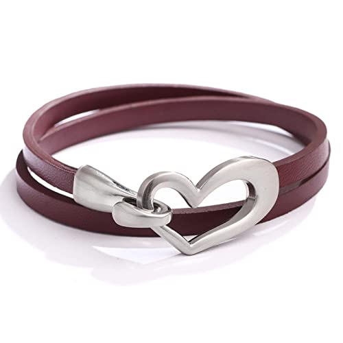 Damen Armbänder Infinity Freundschaftsarmband Damenarmbänder, Schlichte Liebesarmbänder, Halsketten, Choker, Handschmuck Aus Leder von Generic