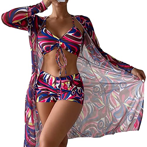 Damen Badeanzug Bauchweg Tankini Bodysuit Badeanzug Retro Damen Sexy Body Damen Badeanzug Vintage Damen Bikini Bügel Damen Set Nikini Damen Badeanzug Für Dicke Bikini Damen Gold von Generic