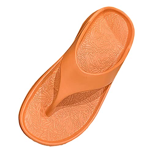 Damen Badelatschen Herren 44 Flip Flops Gummi Sommer Hausschuhe Anti-Rutsch Sohlen Zehentrenner Flache Slippers Sandaletten Große Größe Strandschuhe Pu-Leder Duschschuhe Bequeme Leichte Pantoletten von Generic